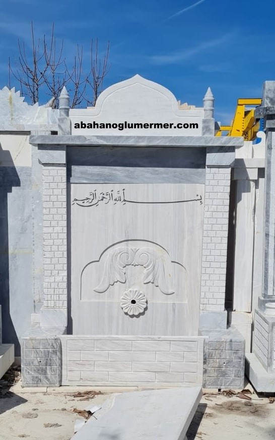 çeşme, mermer çeşmeler, mermer hayrat çeşmesi, mermer bahçe çeşmesi